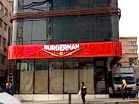 Burgerman Restaurant Cephe Reklamı