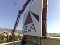 Ceva Logistics - Ege Bölge Müdürlüğü Çatı Reklamı