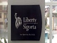 Liberty Sigorta Kapı İsimliği