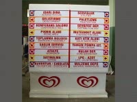 Unilever Algida Fabrika Yönlendirme Tabelası